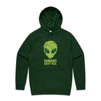 Alien, Humans Aren't Real Men's AS Colour Hoodie