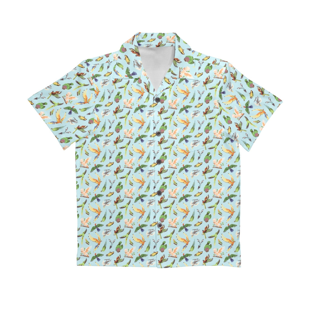 Parrots Senior Kids Hawaiian Shirt