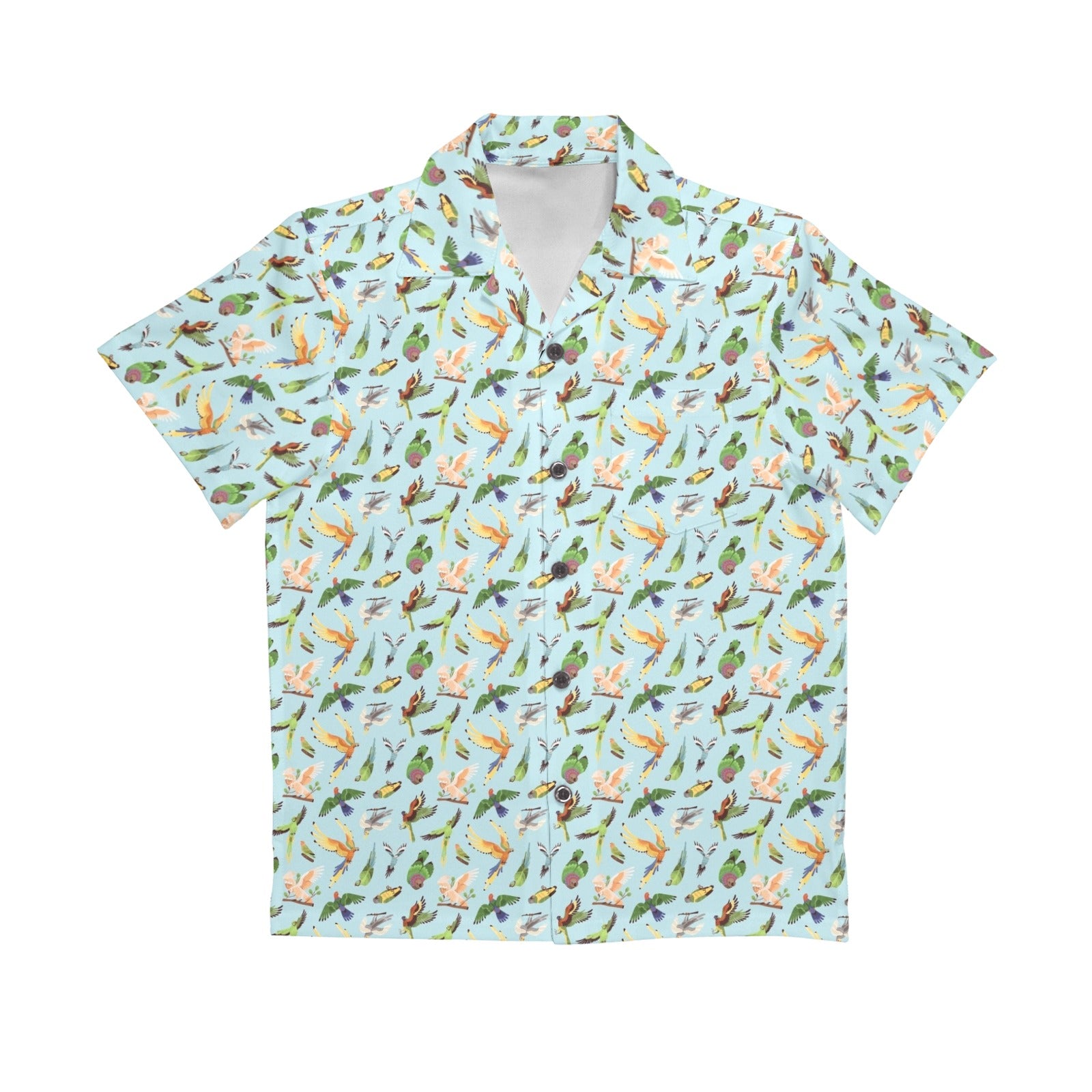 Parrots Senior Kids Hawaiian Shirt