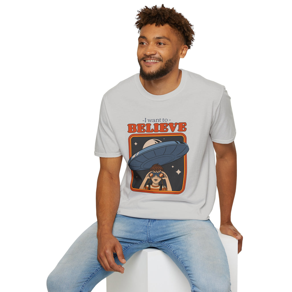 I Want To Believe, UFO - Unisex Softstyle T-Shirt