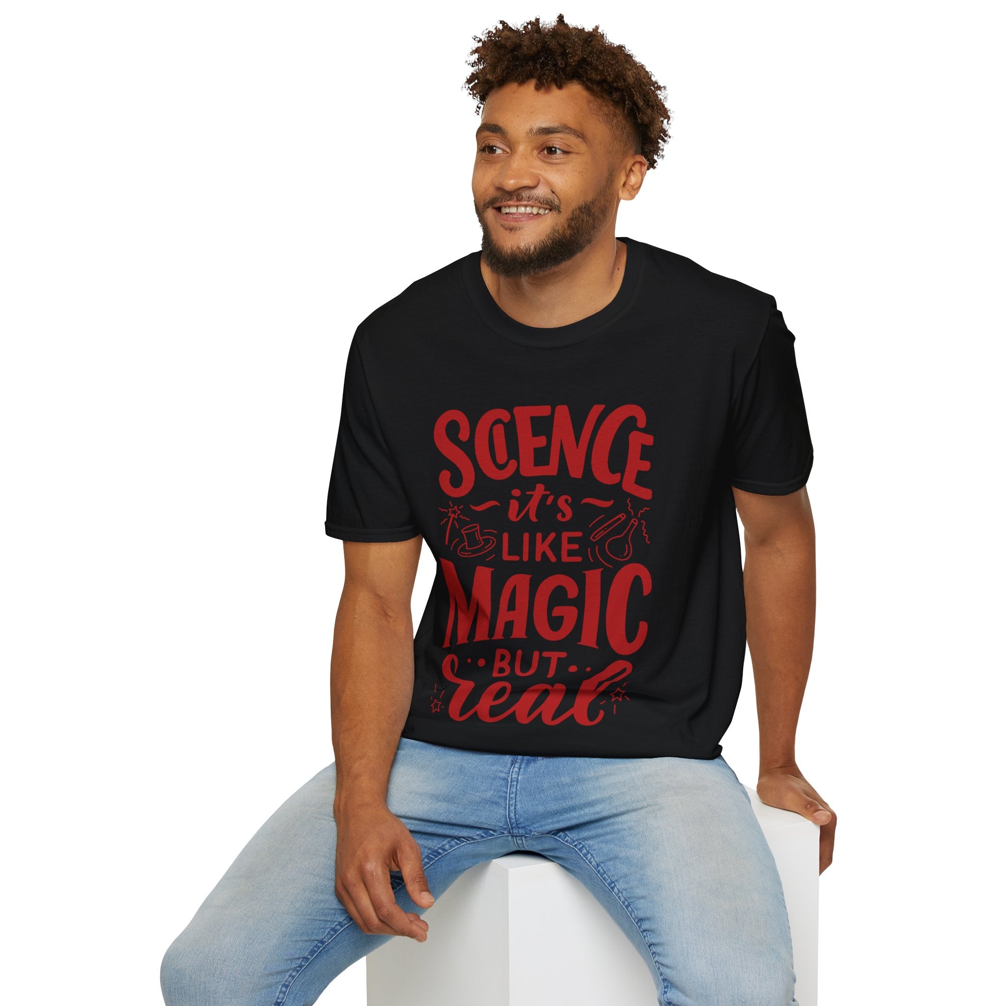 Science, It's Like Magic But Real - Unisex Softstyle T-Shirt