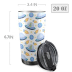 UFO's 20oz Mobile Tumbler with Lid (Black Lock) 20oz Travel Mug Printed Offshore Sci Fi