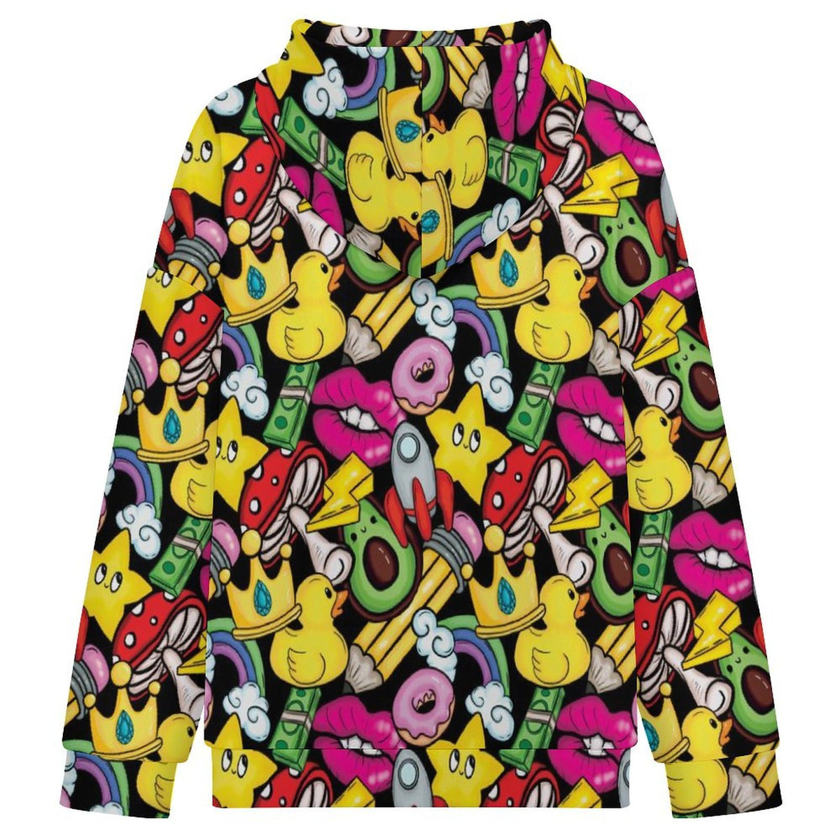 Bright And Cute Women's Full-Zip Hoodie