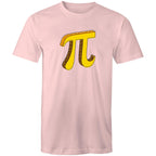 Pi - Mens T-Shirt Pink Mens T-shirt Printed In Australia Science