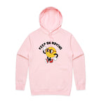 Keep On Moving - Mens Hoodie Pink Mens Hoodie Fitness Positivity Printed In Australia