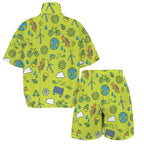 Go Green Women's Windbreaker Short Set Women's Windbreaker Short Set Environment Printed Offshore