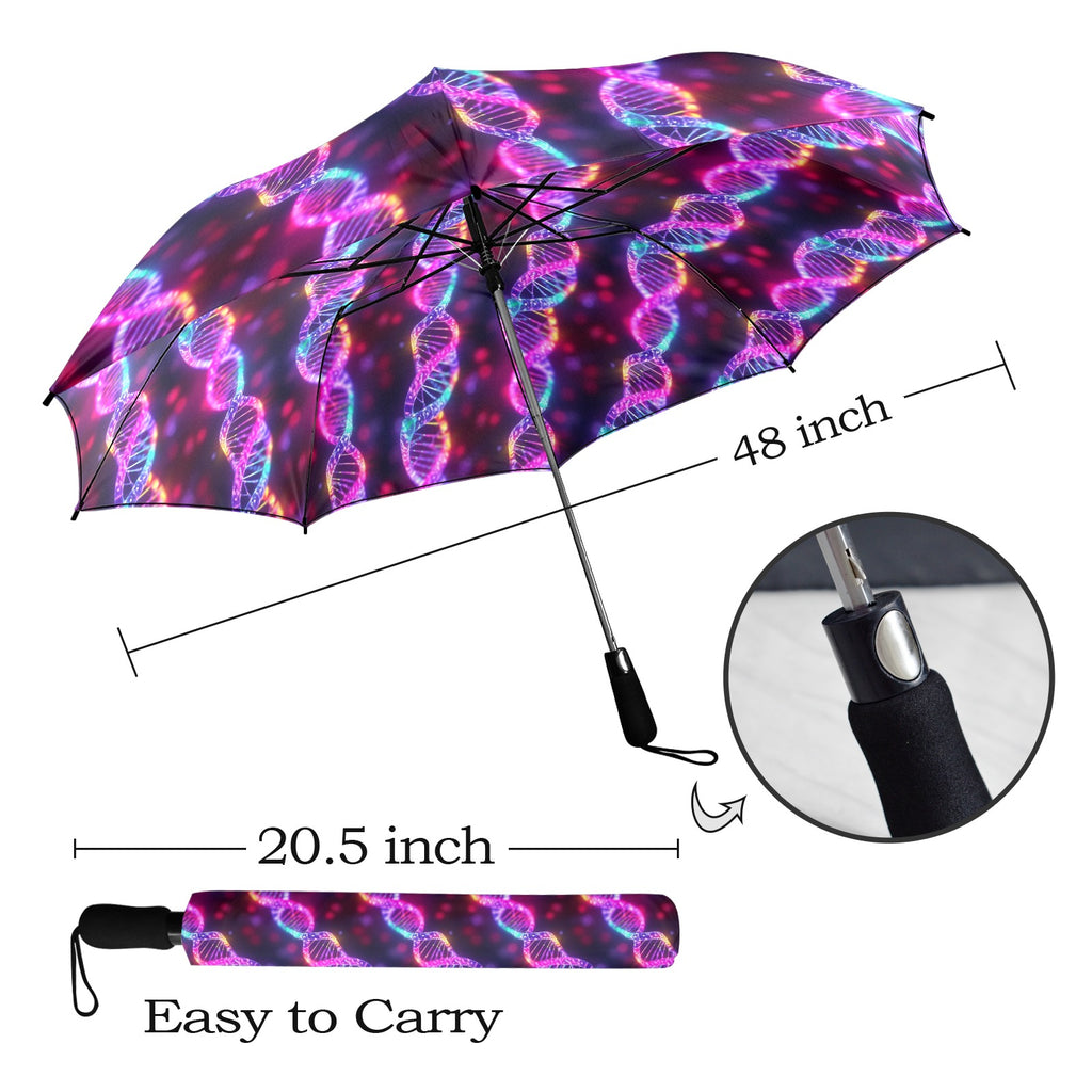 DNA Glow - Semi-Automatic Foldable Umbrella (Model U12) Semi-Automatic Foldable Umbrella (U12)