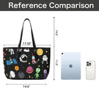 Kids Space - Leather Tote Bag-Large