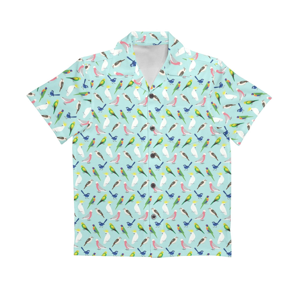 Australian Birds Senior Kids Hawaiian Shirt