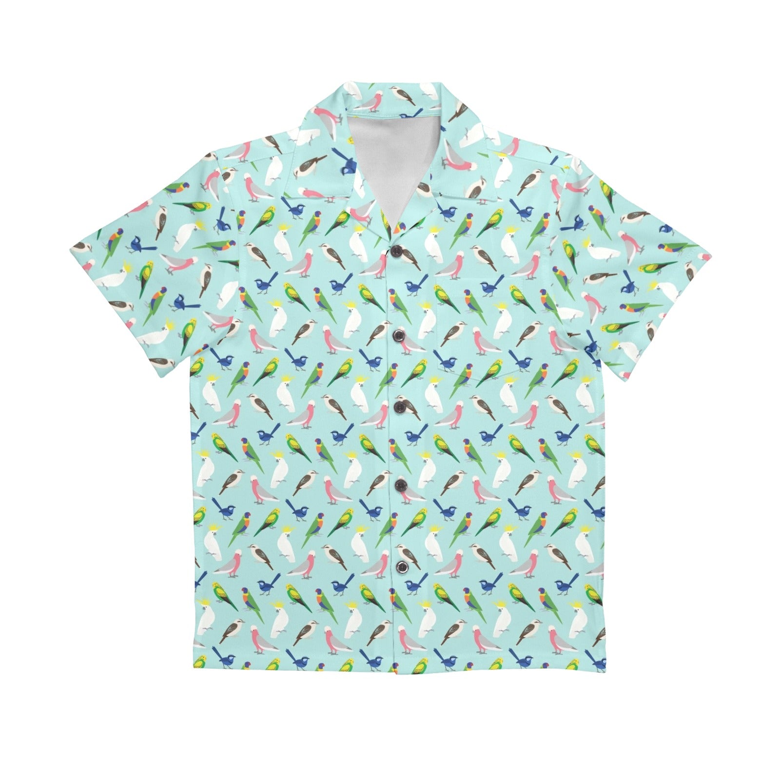 Australian Birds Senior Kids Hawaiian Shirt
