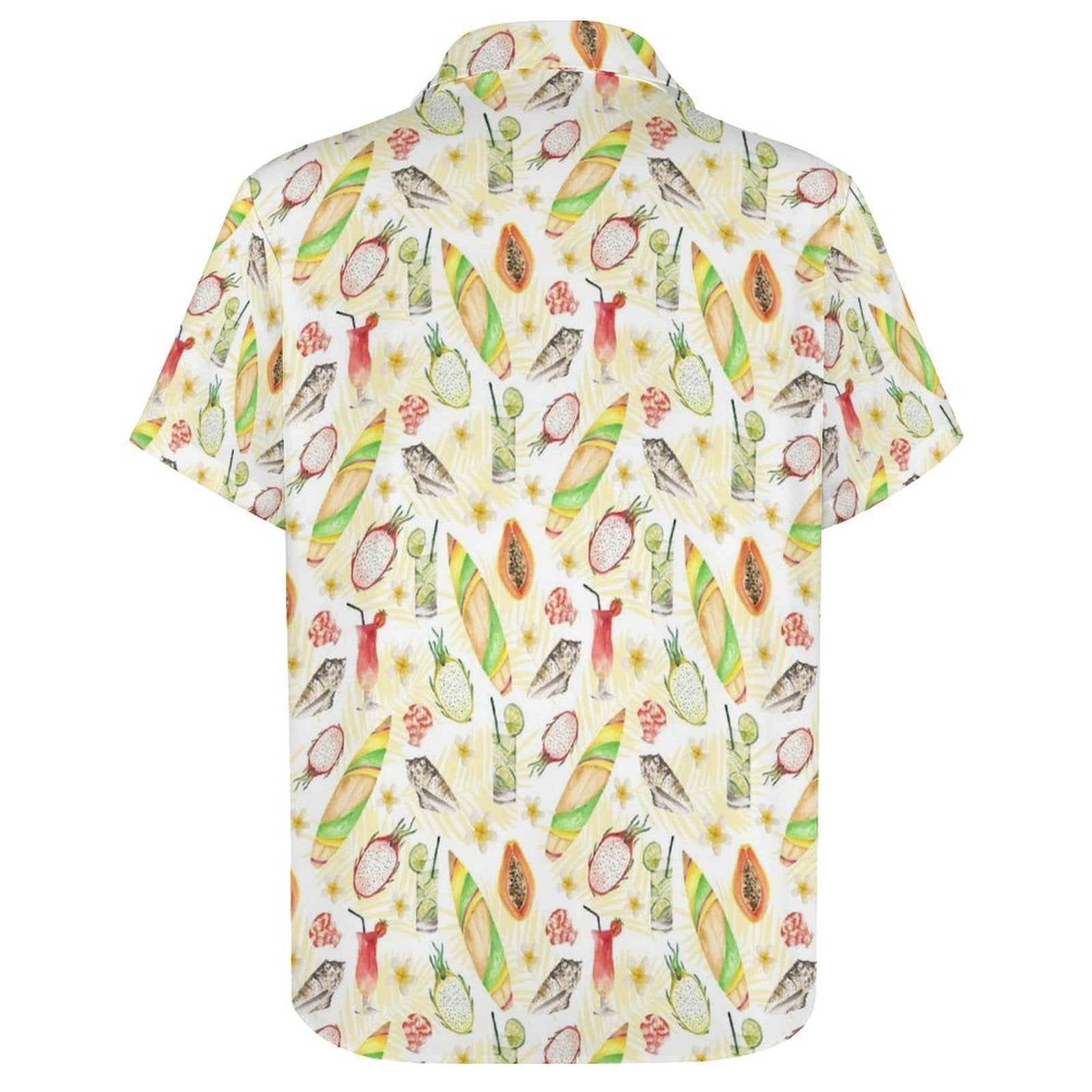 Tropical Surf Women's Short-Sleeve Button Up Shirt Women's Short-Sleeve Button Up Shirt Printed Offshore Surf