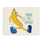 Banana, Time To Split Leather Mouse Pad Leather Mouse Pad Food Printed Offshore