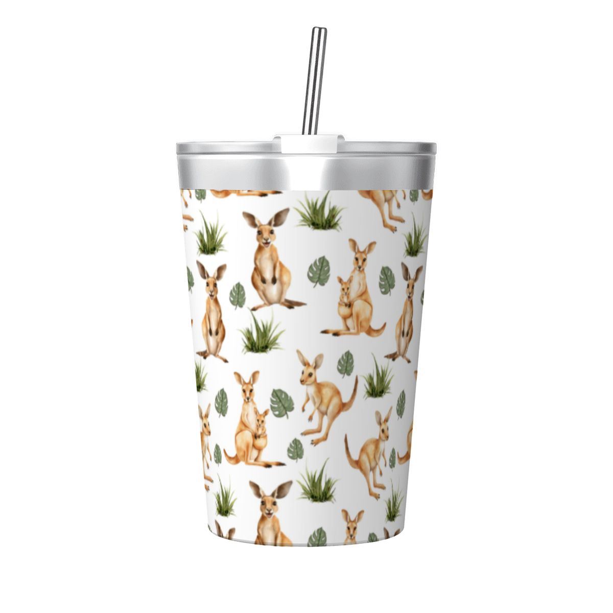 Kangaroos Small Stainless Steel Travel Mug Cup 12oz/350ml