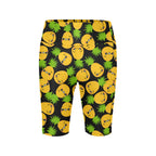 Cool Pineapples Women's Bike Shorts With Side Pockets Women's Bike Shorts Food Printed Offshore