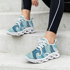 Ocean Waves Women's Twisted Sole Sneakers