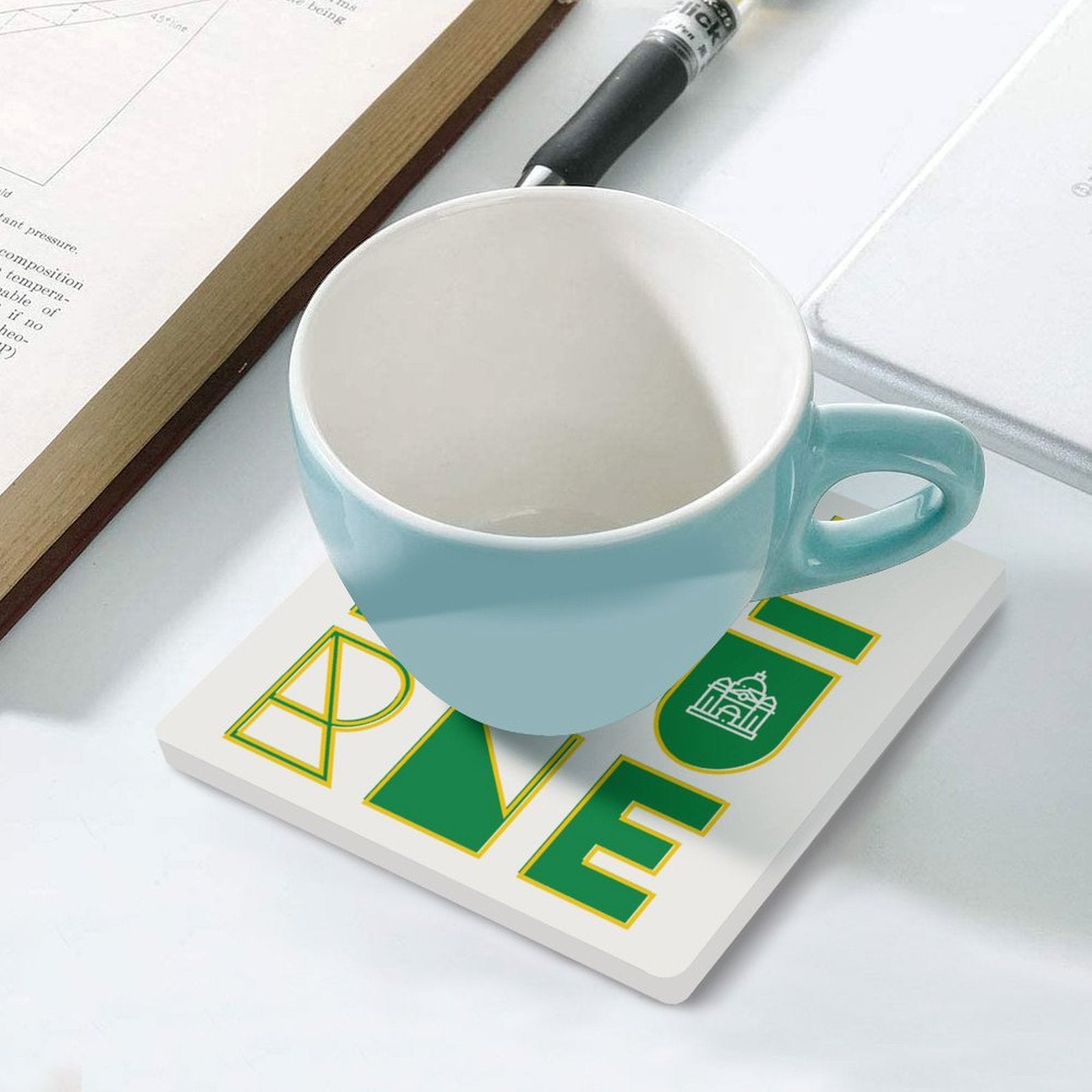 Melbourne - Ceramic Coasters (Square) Ceramic Coasters Printed Offshore