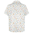 Paw Print Women's Short-Sleeve Button Up Shirt Women's Short-Sleeve Button Up Shirt animal Printed Offshore