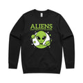 Aliens Don't Believe In You Either AS Colour Stencil Crew Sweatshirt