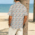 Pretty Moths And Butterflies Men's Crinkle Hawaiian Shirt