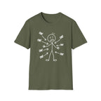Ow! Everything Hurts Stick Figure Unisex T-Shirt Unisex Adult T-shirt Globally Fulfilled