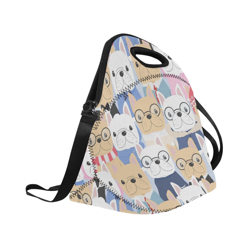 Dog Crowd - Neoprene Lunch Bag Neoprene Lunch Bag Printed Offshore