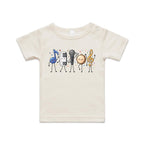 Cute Music Characters AS Colour Baby T-shirt