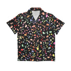 Quavers, Music Notes Senior Kids Hawaiian Shirt Senior Kids Hawaiian Shirt 8-15 Music Printed Offshore