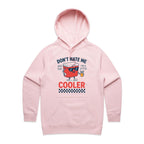 I'm A Little Cooler Women's AS Colour Hoodie Pink Womens Hoodie Printed In Australia