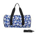 Blue Hawaiian Floral Duffle Bag one size Duffle Bag Printed Offshore