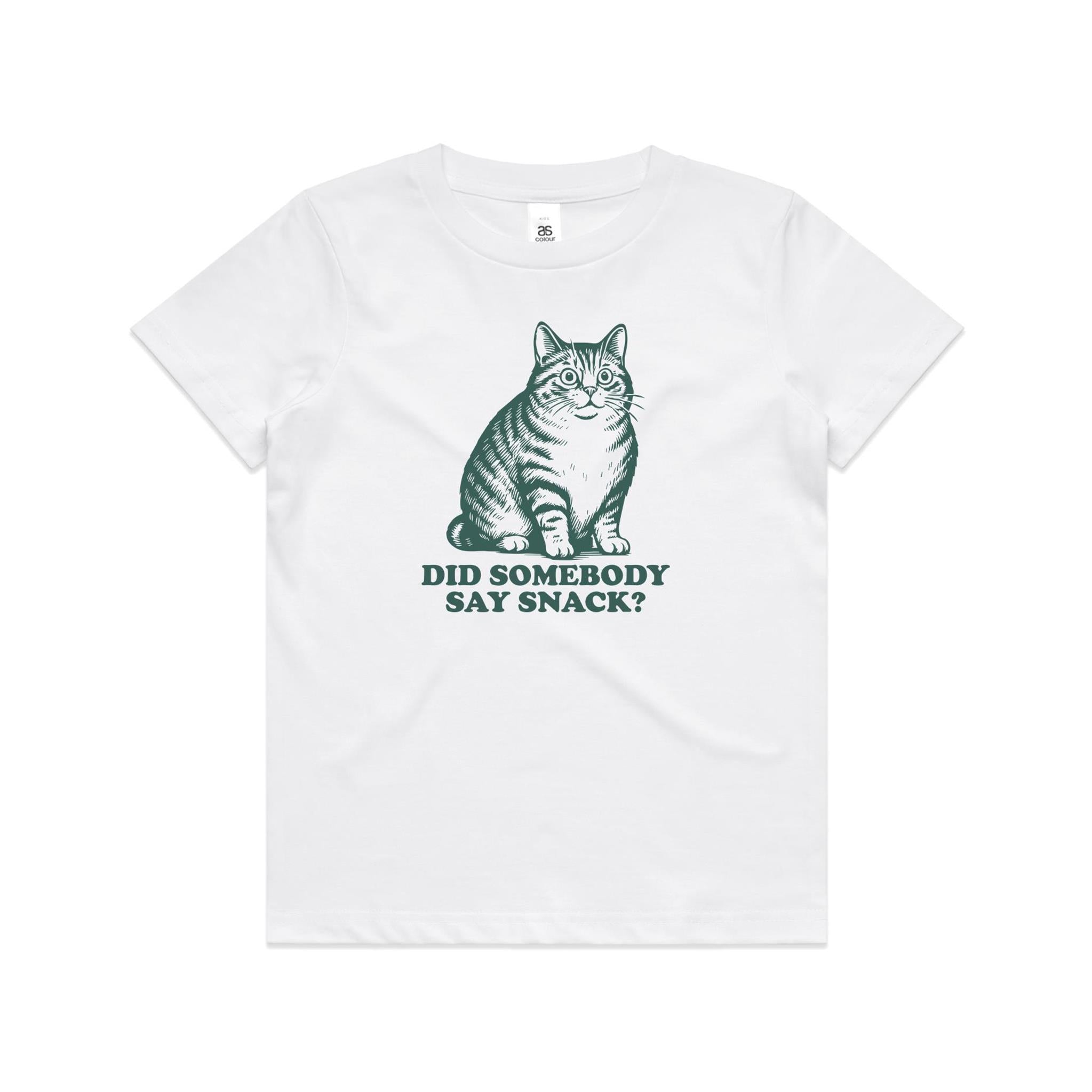 Cat, Did Somebody Say Snack? - Kids Youth T-shirt
