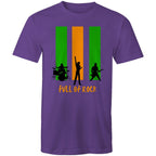 Full Of Rock - Mens T-Shirt Purple Mens T-shirt Music Printed In Australia