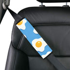 Fried Eggs Car Seat Belt Cover 7''x10'' (Pack of 2) Car Seat Belt Cover 7x10 (Pack of 2) Food Printed Offshore