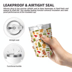 Cute Christmas Small Stainless Steel Travel Mug Cup 12oz/350ml
