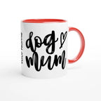Personalised - Dog Mum - 11oz Ceramic Mug Personalised 11oz Mug animal customise Globally Fulfilled Mum personalise