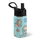 Mermaids 12oz Kids Water Bottle with Straw Lid