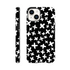 Black And White Crosses - Apple iPhone Tough case iPhone 14 iPhone Tough Case Globally Fulfilled