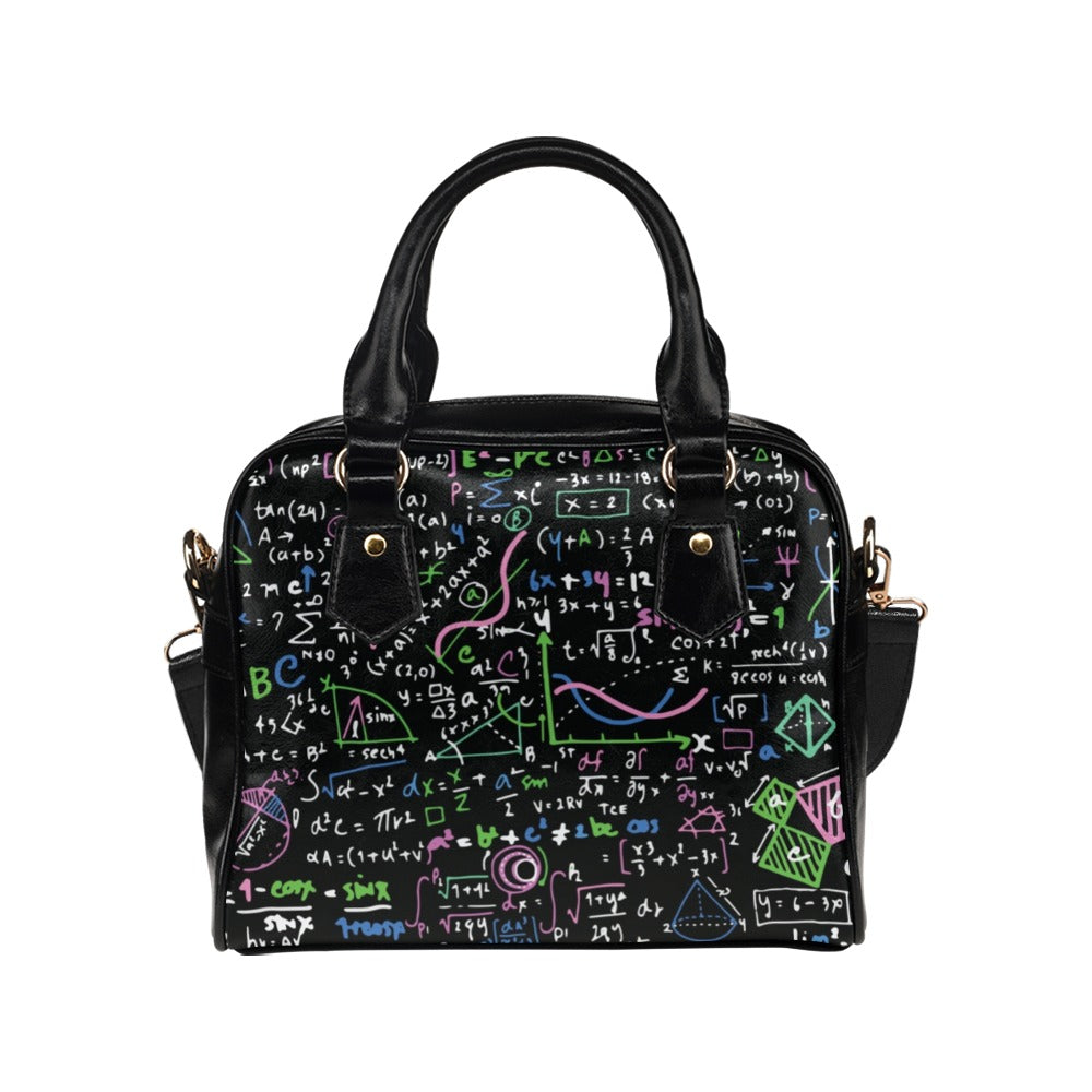 Equations In Green And Pink - Shoulder Handbag (Model 1634) Shoulder Handbags (1634)