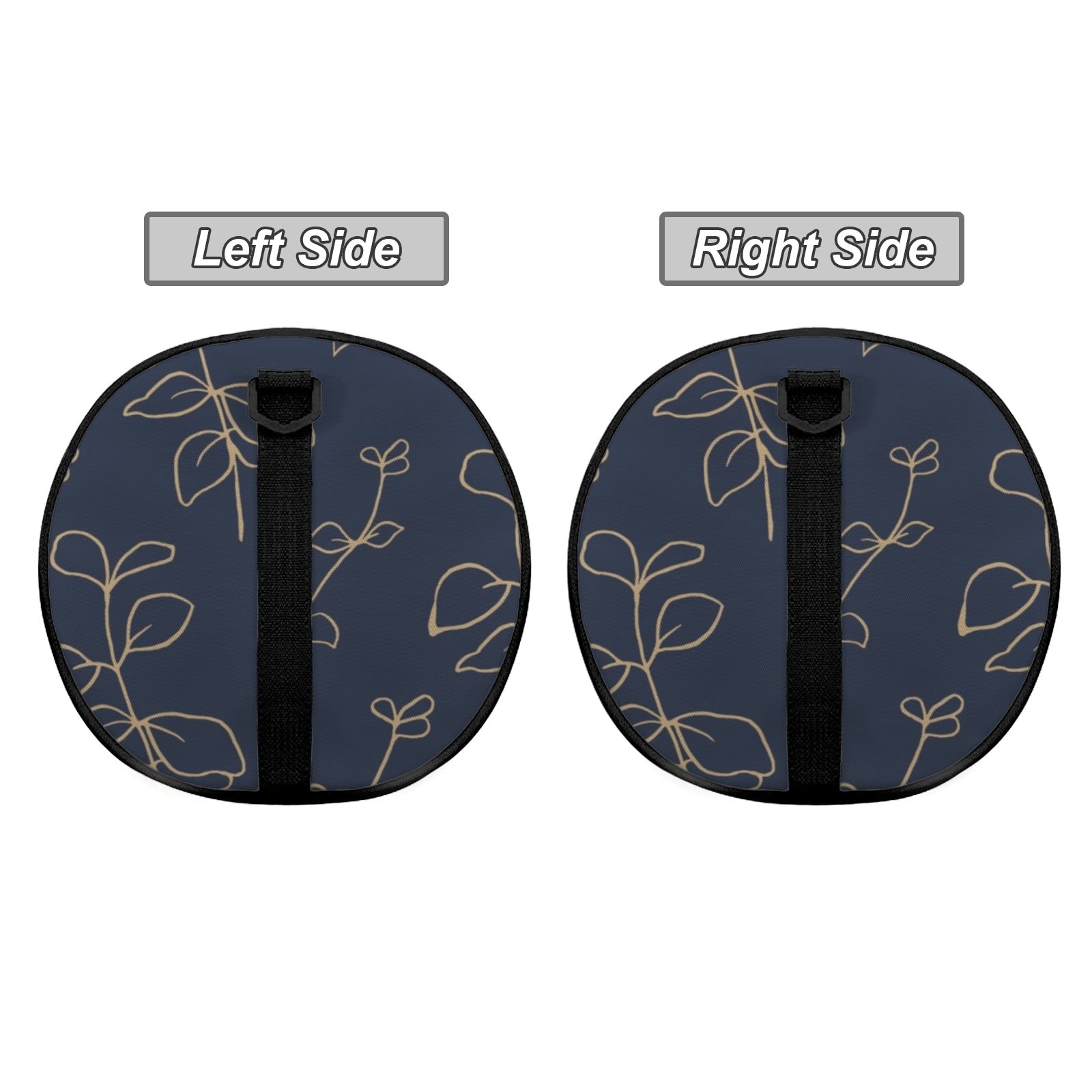 Gold Flowers On Navy Duffle Bag Duffle Bag Printed Offshore
