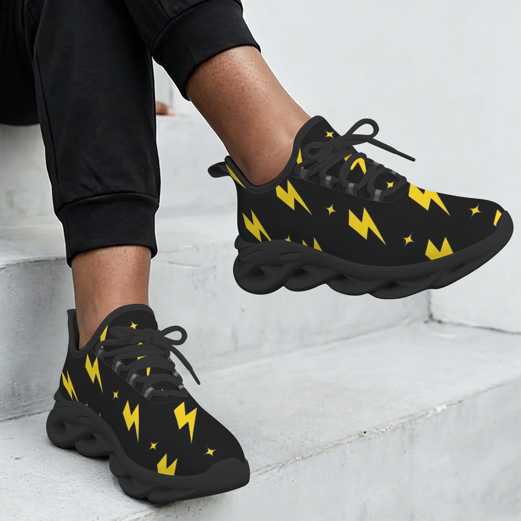 Yellow Lightning Women's Twisted Sole Sneakers