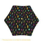 Fun Lightning Kids Safe Round Corner Umbrella Kids Safe Round Corner Umbrella comic Printed Offshore