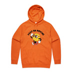 Keep On Moving - Mens Hoodie Orange Mens Hoodie Fitness Positivity Printed In Australia