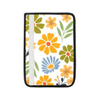 Vintage Boho Flowers Car Seat Belt Cover 7''x10'' (Pack of 2) Car Seat Belt Cover 7x10 (Pack of 2) Plants Printed Offshore