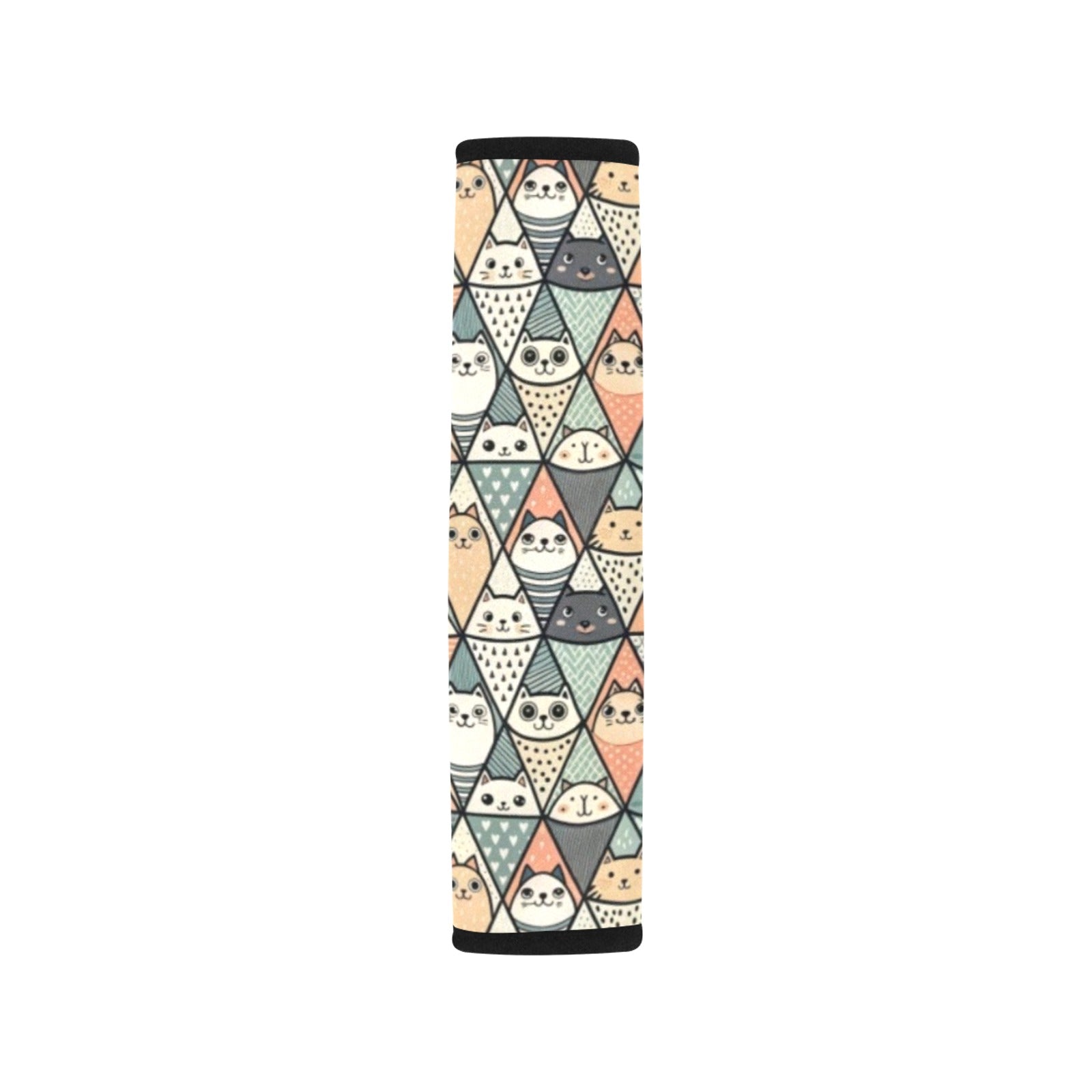 Diamond Cat Pattern Car Seat Belt Cover 7''x10'' (Pack of 2) Car Seat Belt Cover 7x10 (Pack of 2) animal Printed Offshore