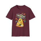 UFO Cat Abduction Unisex T-Shirt Maroon Unisex Adult T-shirt animal Globally Fulfilled Sci Fi