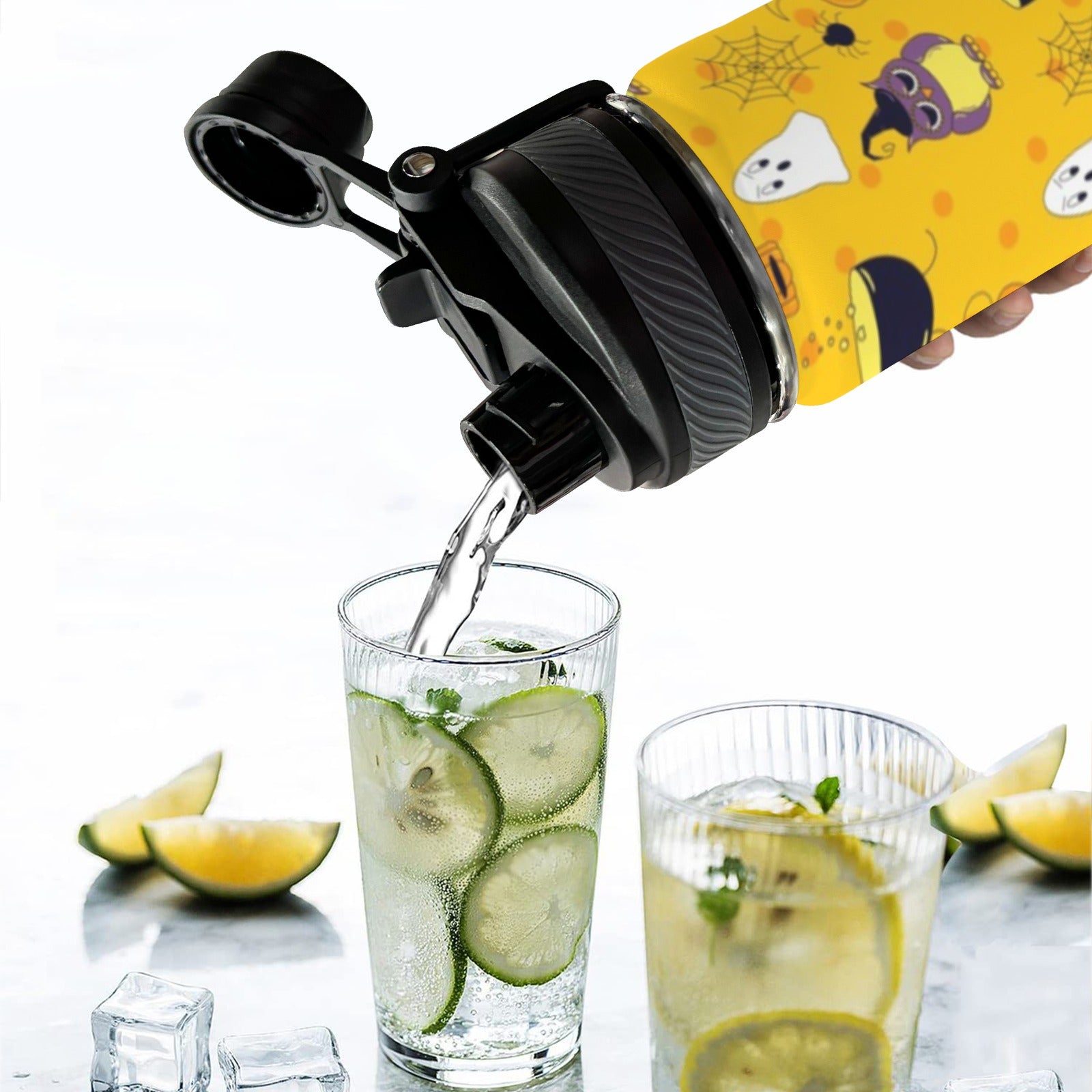 Halloween - Insulated Water Bottle with Dual-Use Lid (18oz) Insulated Water Bottle with Dual-Use Lid (18oz) Halloween Printed Offshore