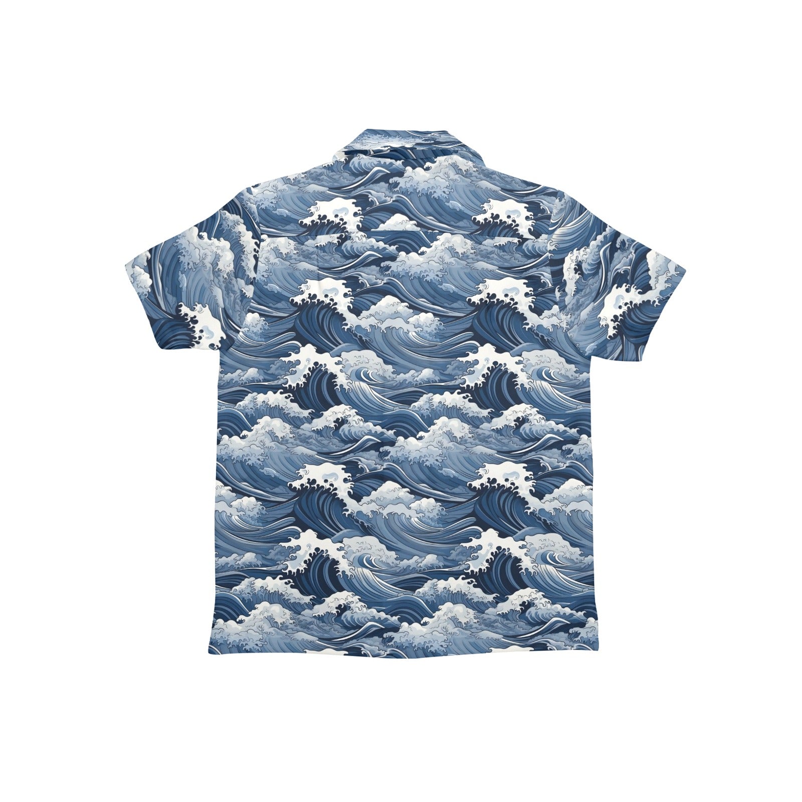 Japanese Waves Junior Kids Hawaiian Shirt