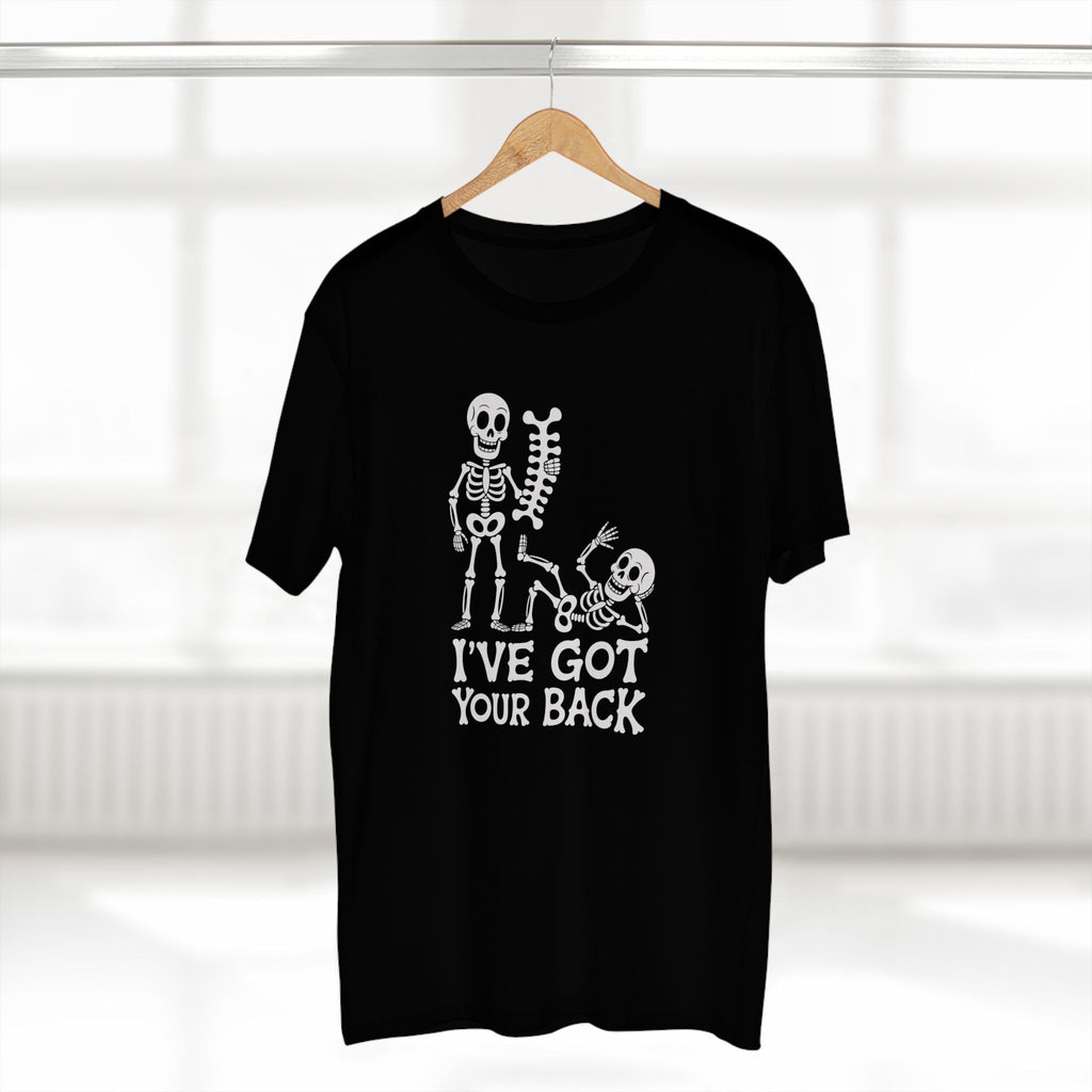 Skeleton, I've Got Your Back - Mens Adult Staple Tee