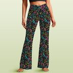 Squiggle Time High Waist Crossover Tummy Control Flare Leggings 5XL High Waist Flare Leggings Printed Offshore