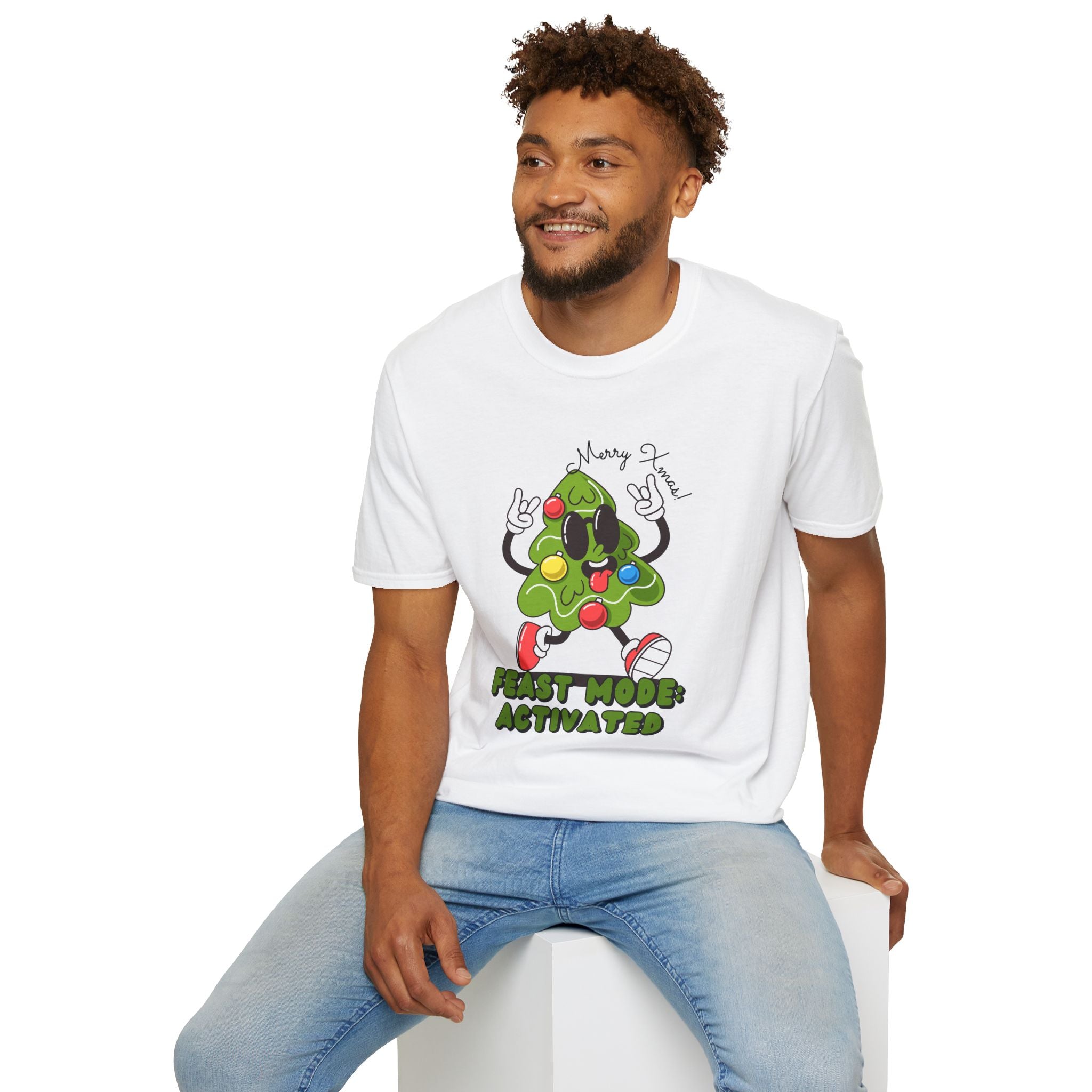 Christmas Feast Mode Activated - Unisex Softstyle T-Shirt