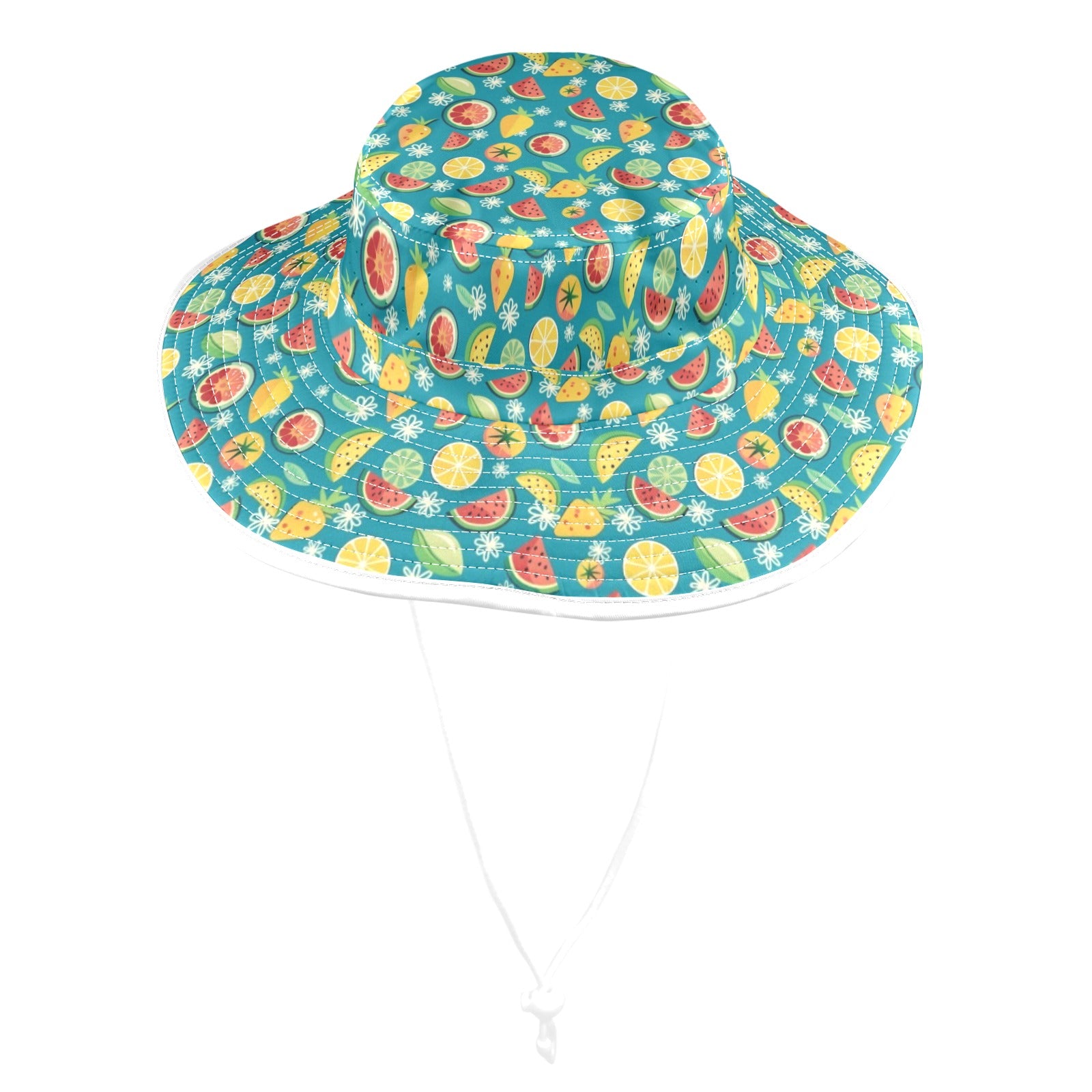 Summer Fruit Wide Brim Bucket Hat Wide Brim Bucket Hat Food Printed Offshore